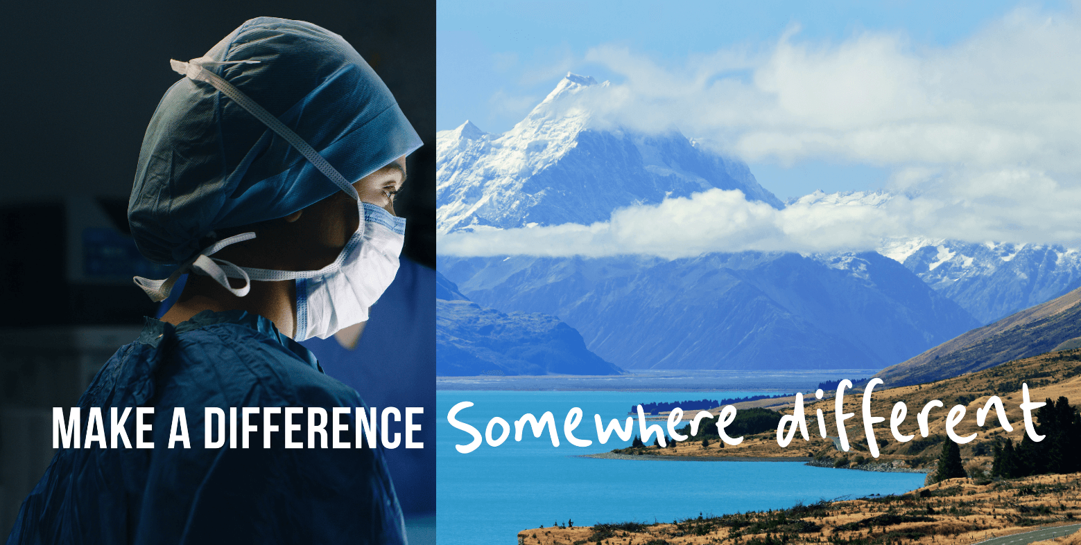 Healthcare professional makes a difference somewhere different